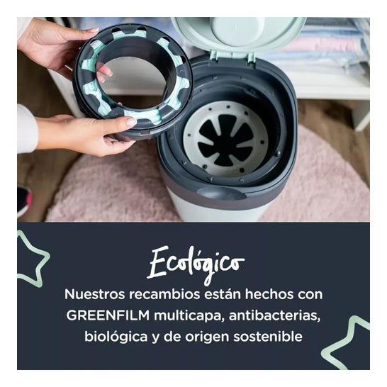 Tommee Tippee Sangenic Twist & Click Recambio 6uds