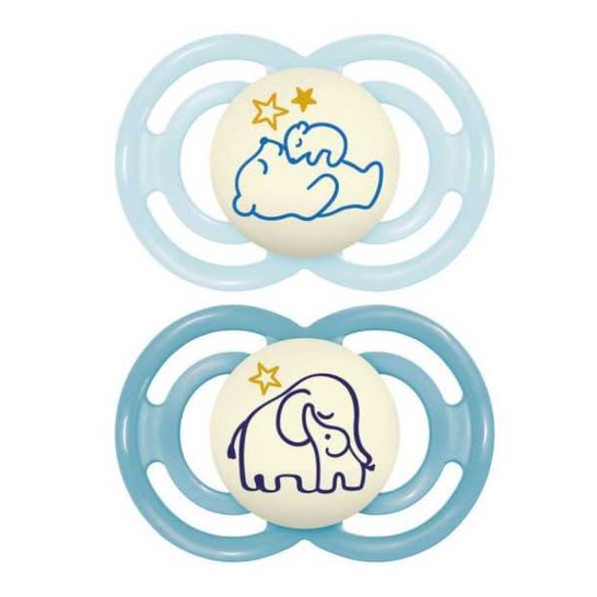 Mam Supremo Noche Perfecta Animales Chupete +18 Meses 2uds