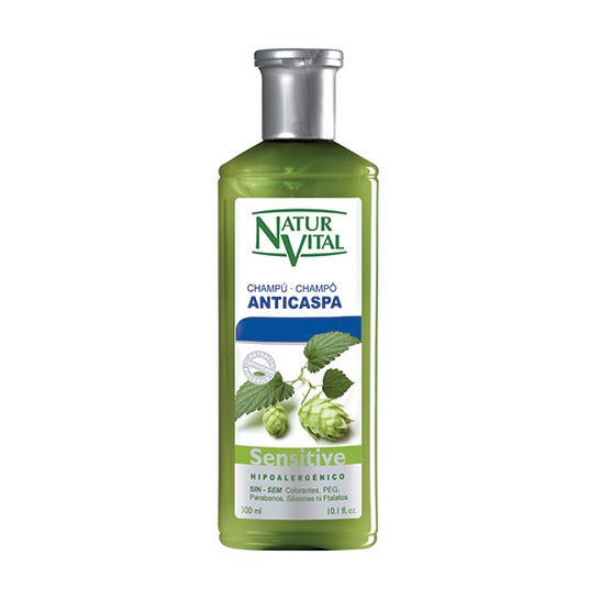NaturVital Champú Sensitive Anticaspa 300 ml