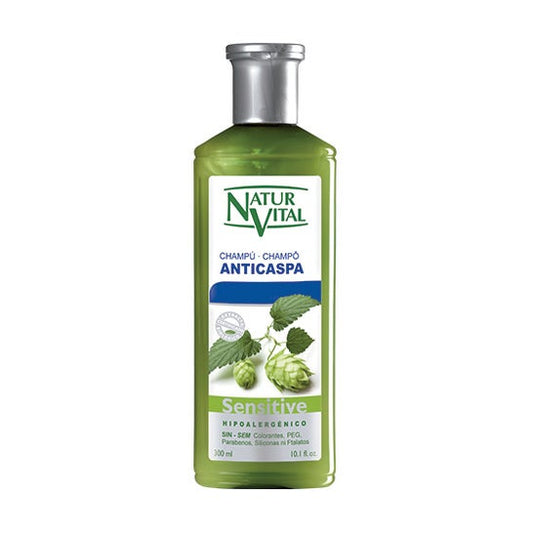 NaturVital Champú Sensitive Anticaspa 300 ml