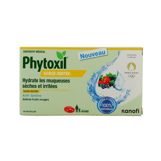 Phytoxil Pastillas Garganta Irritada Frutos Rojos +6 Años 16 comp