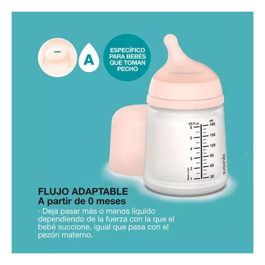Suavinex Zero Zero Pack Inicial Recién Nacido Chupete + Biberón 180ml