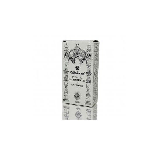 Radhe Shyam Incienso Sacramental y Carbones 100g