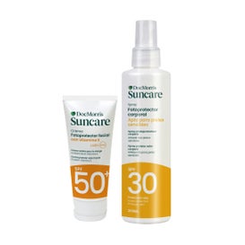 Docmorris Pack Suncare Crema Facial Spf50+ 50 ml +Spray Corporal Spf30 200 ml