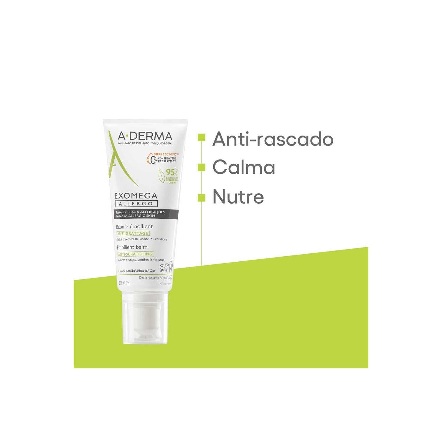 A-Derma Exomega Allergo Bálsamo Emoliente 200ml