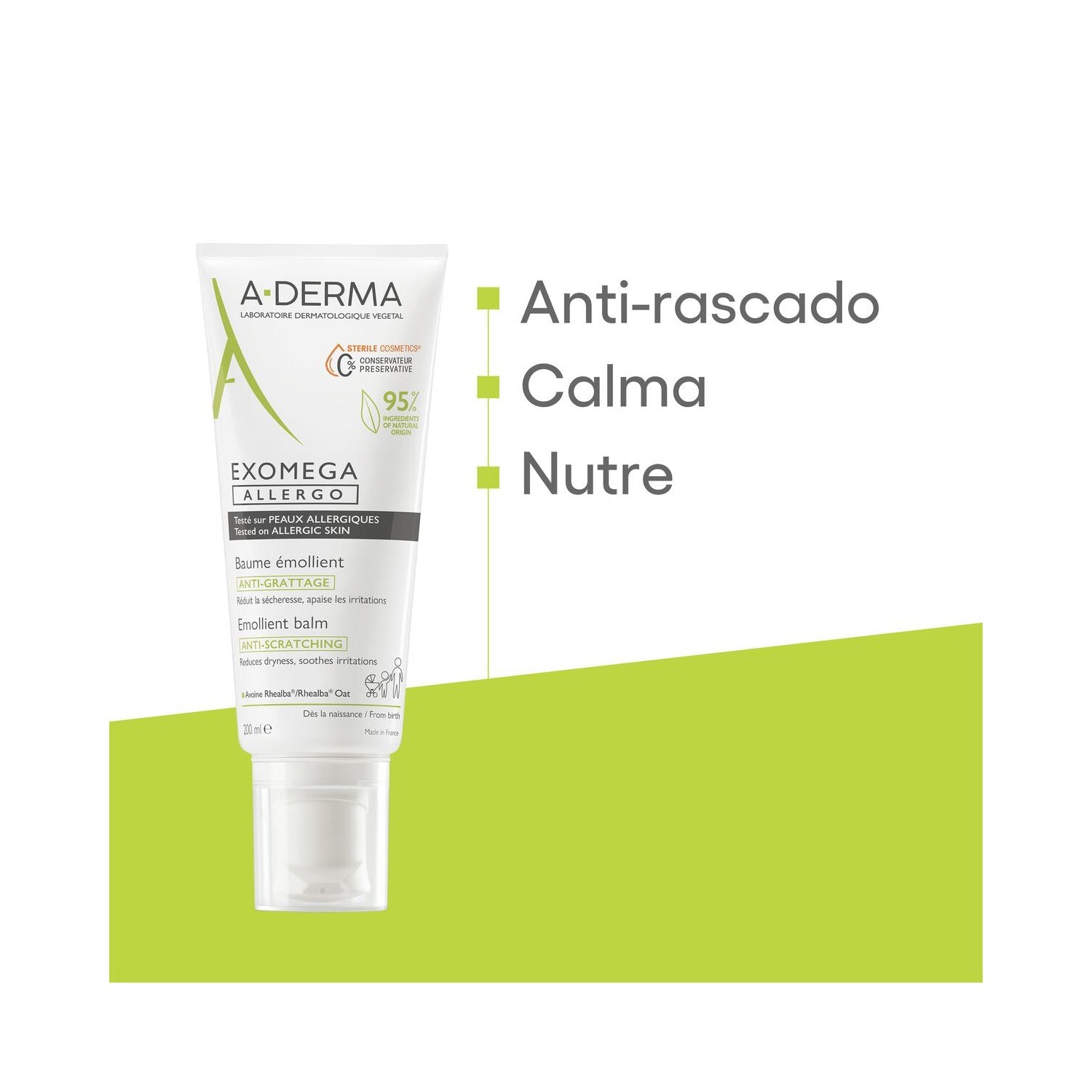 A-Derma Exomega Allergo Bálsamo Emoliente 200ml