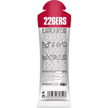 226Ers High Fructose Gel Cherry Caffeine 150mg 80g