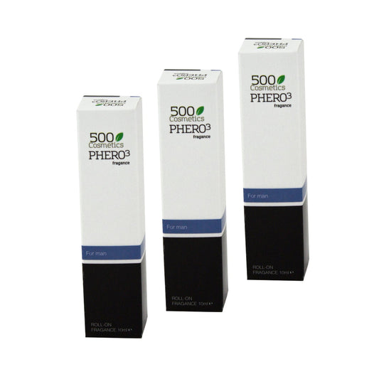 500Cosmetics Phero 3 Hombre Perfume Con Feromonas 3X10ml