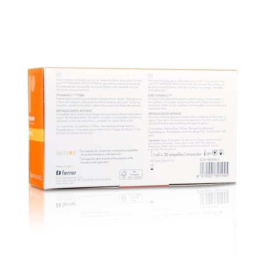 Repavar Revitalizante C Metaglicanos Antiage 30 Ampollas