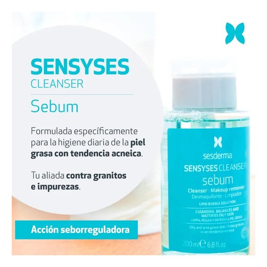Sesderma Sensyses Cleanser Sebum Desmaquillante Limpiador 200ml