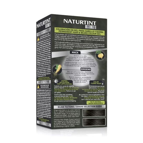 Naturtint Men Gel Coloracion Permanente 5N Castaño Claro 170ml