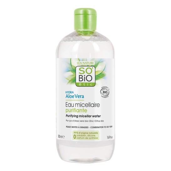 So Bio Etic Agua Micelar Purificante Aloe y Lima Bio 500ml