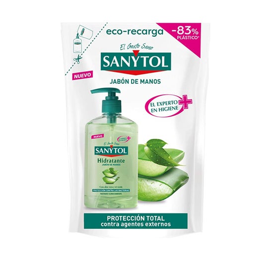Sanytol Eco-recarga Jabón Antibacteriano Hidratante 500 ml
