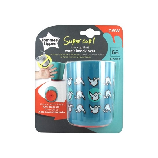 Tommee Tippee Super Cup Boys Copa Anticaída +6m 190ml 1ud