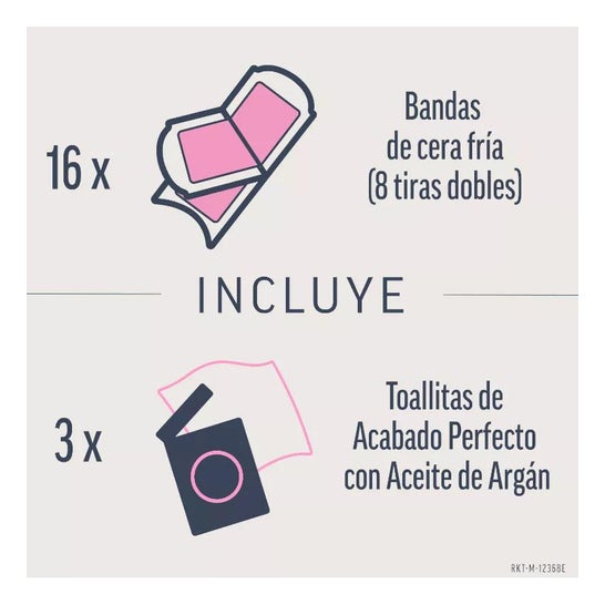 Veet Expert Bandas de Cera Depilatoria Axilas Piel Normal 16uds