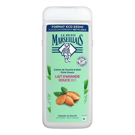 Le Petit Marseillais Gel Baño Leche de Almendras BIO 650 ml