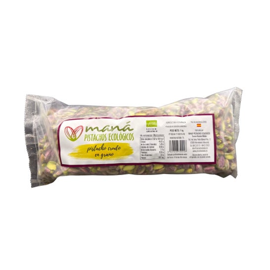 Maná Pistachos Pistacho Ecológico Pelado Crudo 1 kg