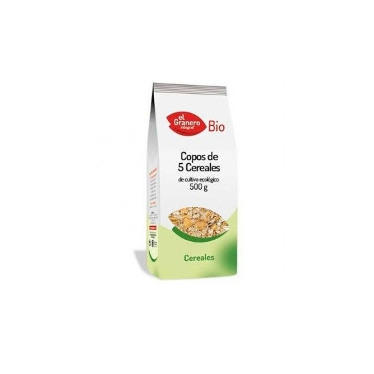 Granero Alimentacion Copos 5 Cereales Bio 500 g