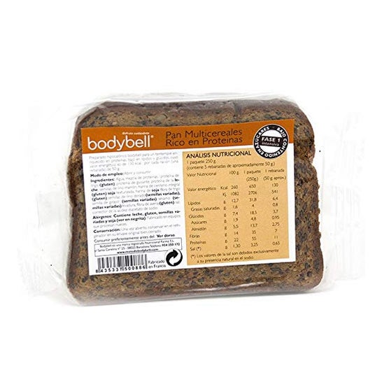 Bodybell Pan Multicereales 5 Rebanadas
