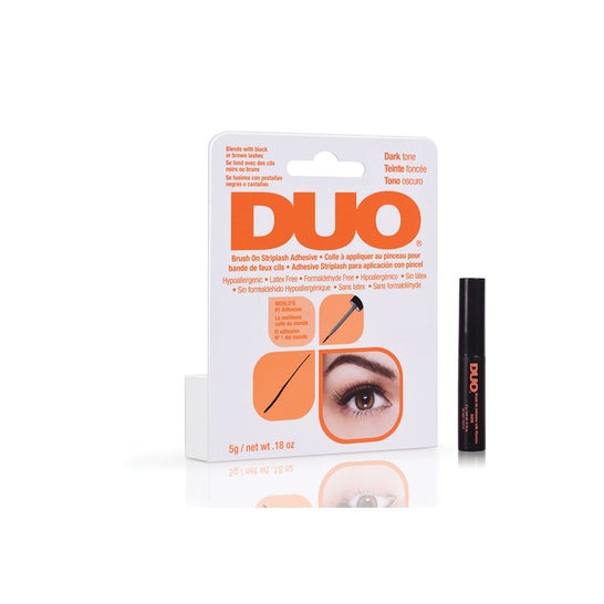 Duo Pegamento para Pestañas Postizas Brush On Dark 5 g