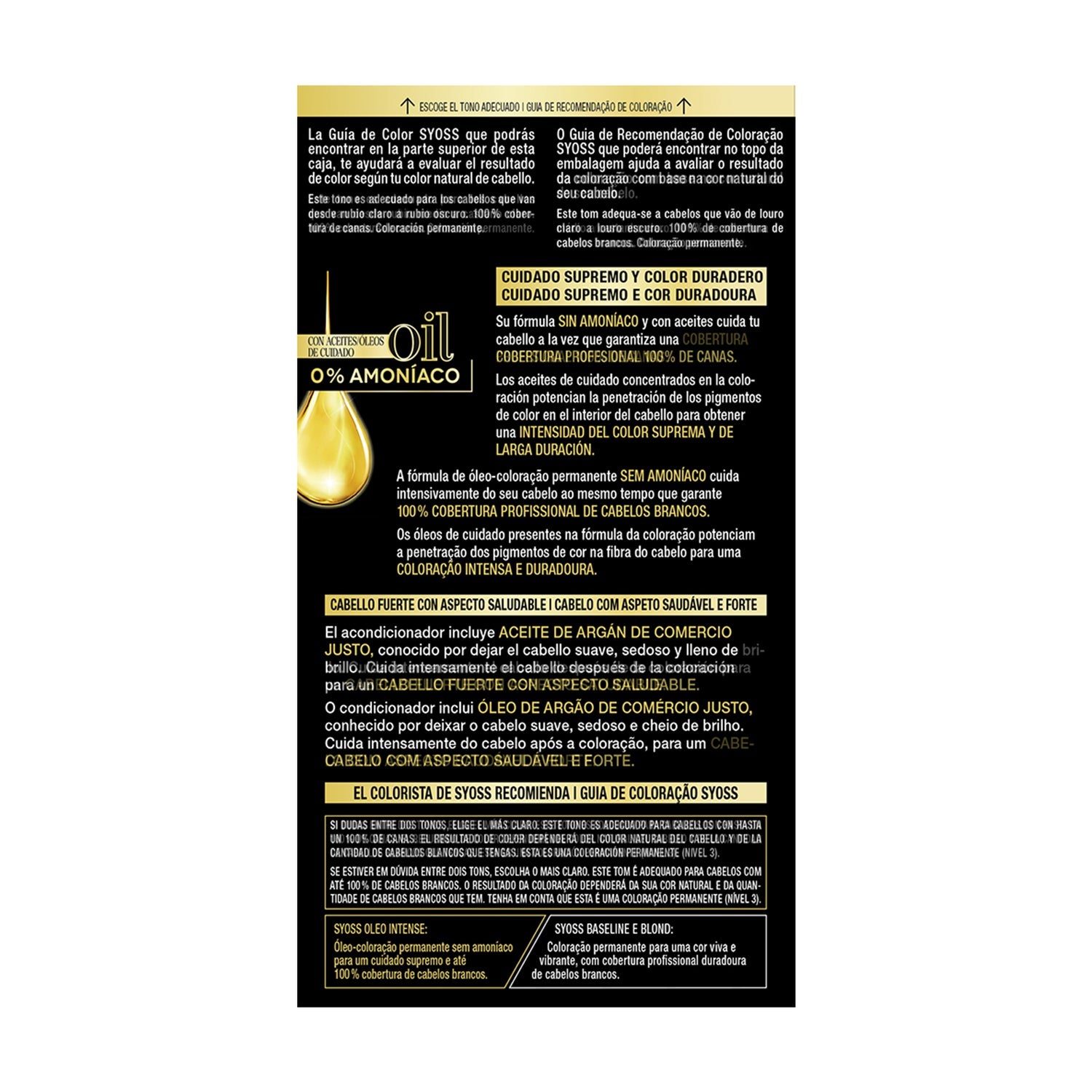 Syoss Oleo Intense N°10.50 Rubio Claro Ceniza 1ud
