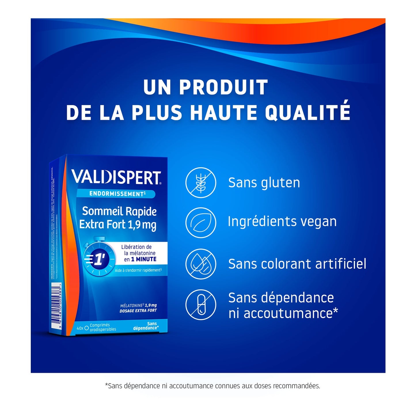 Valdispert Melatonine 1.9mg 2x40comp