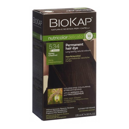 Biokap Nutricolor Tinte de Cabello 5.34 Castaño 135ml