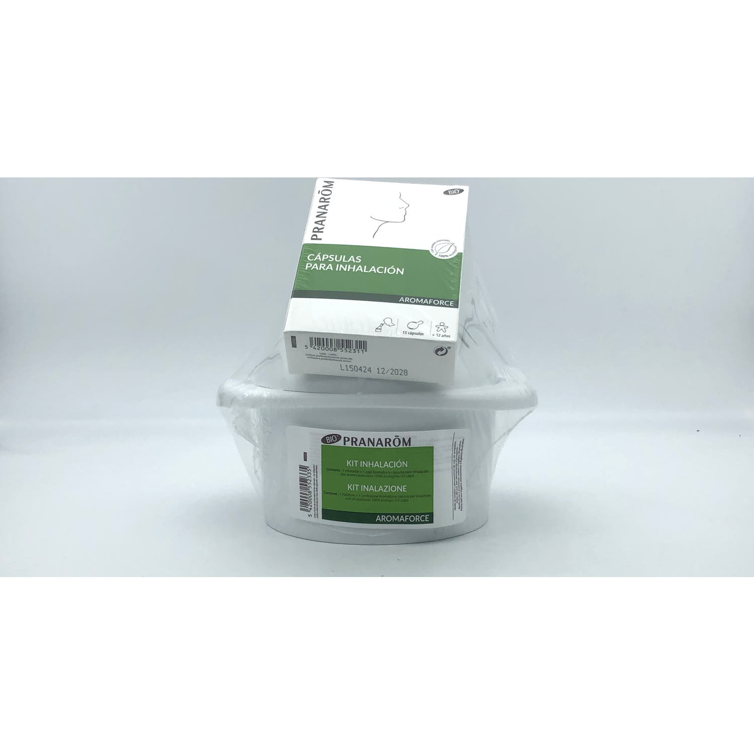 Pranarôm Aromaforce Set Inhalador + Cápsulas Inhalación BIO 15caps