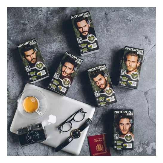 Naturtint Men Gel Coloracion Permanente 4N Castaño Natural 170ml