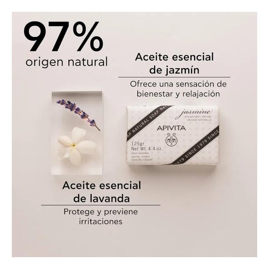Apivita Jabón Natural de Jazmín 125 g