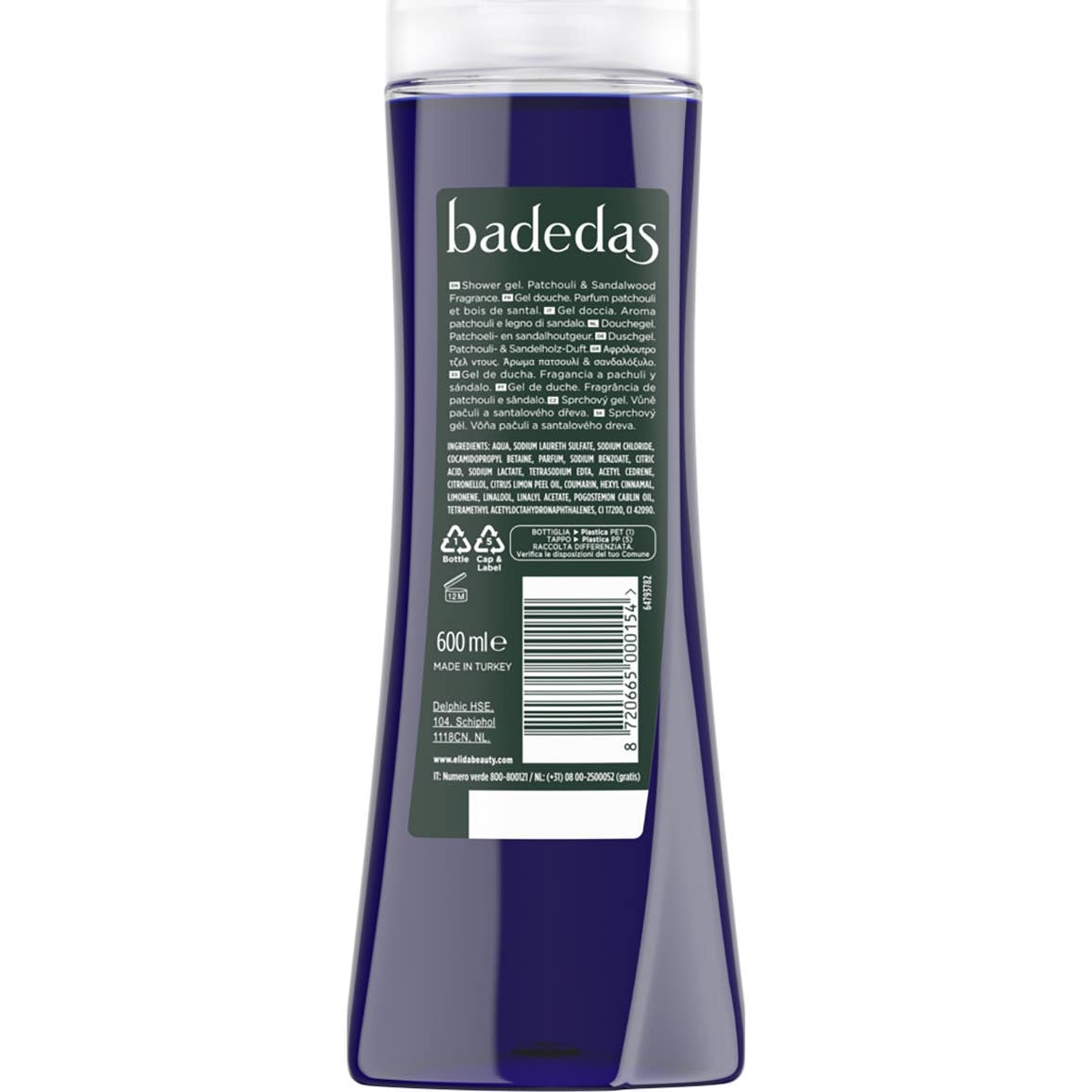 Badedas Noir Invigorating Shower Gel 600ml