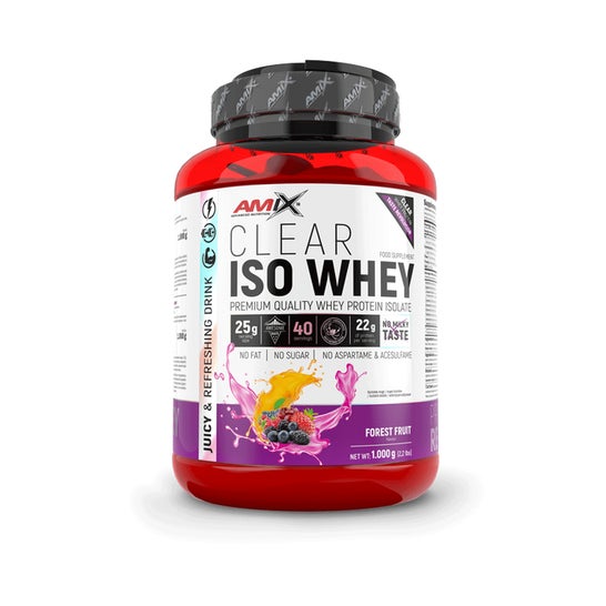 Amix Clear Iso Whey Frutas del Bosque 1kg