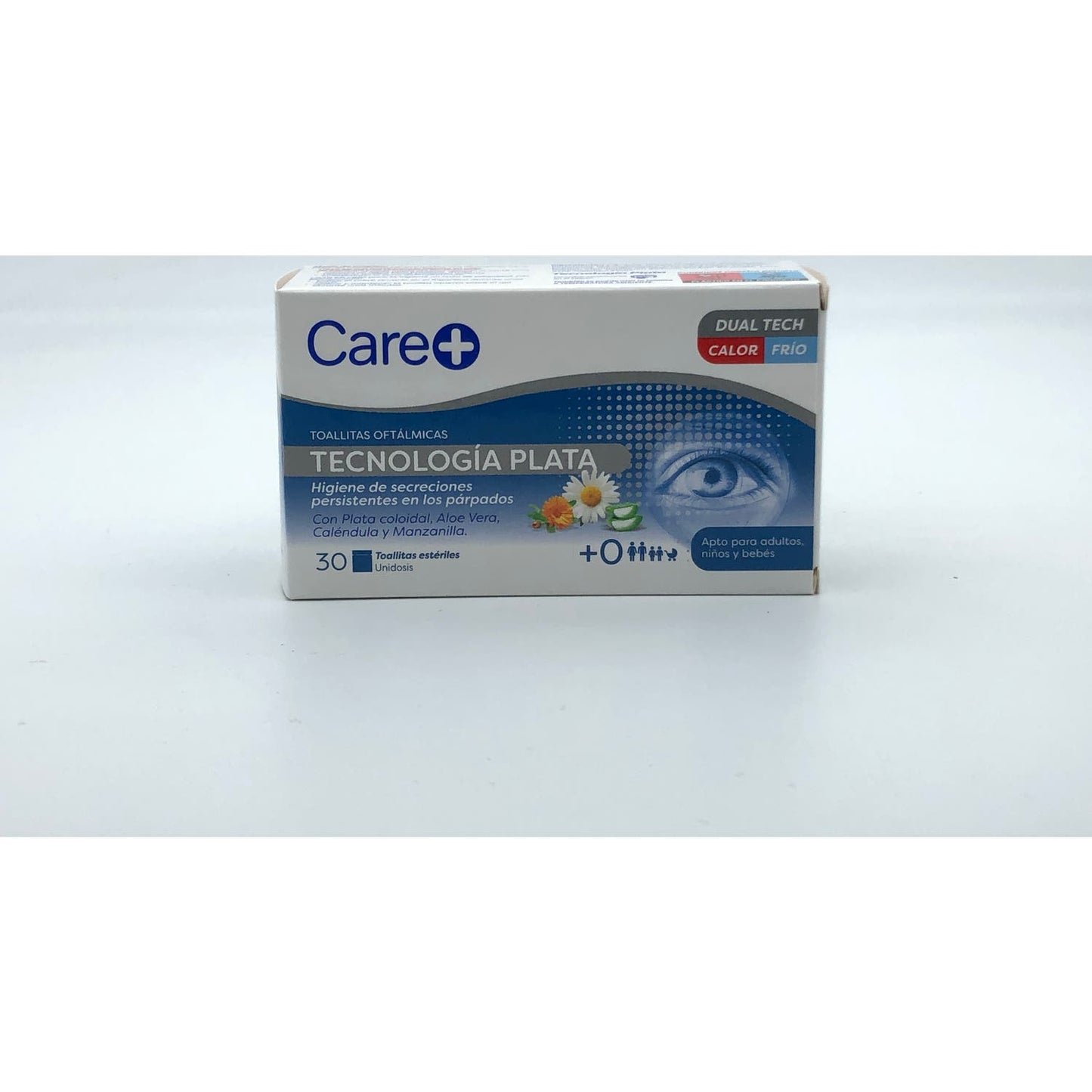 Care+ Toallitas Oftálmicas Tecnología Plata 30uds