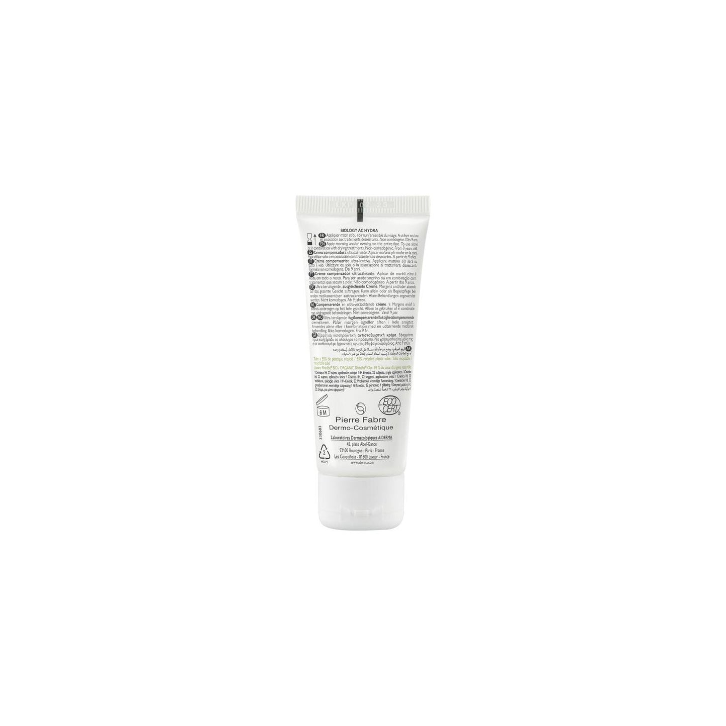 A-Derma Biology AC Hydra Crema Compensadora 40ml