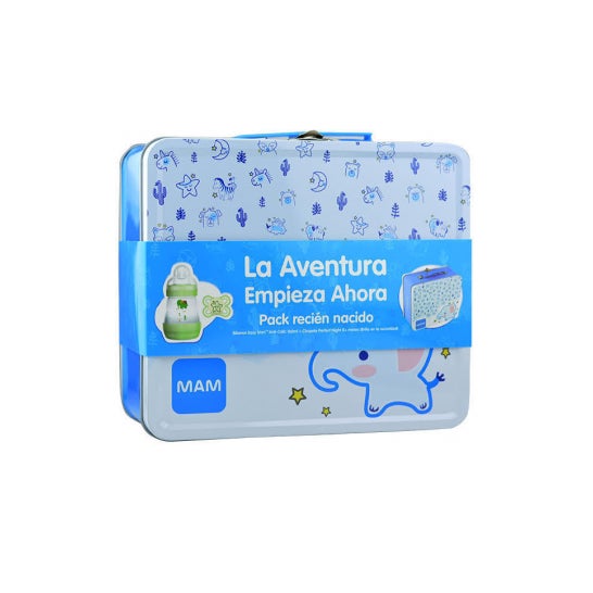 Mam Pack Recien Nacido Biberon Verde 160Ml+Chupete Estrella 0+Meses
