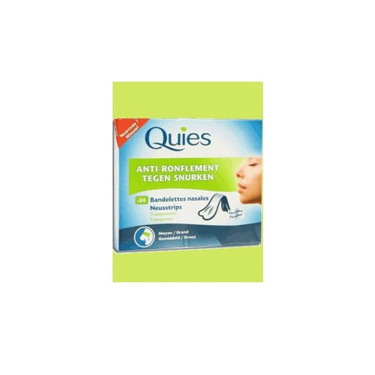 Quies Anti-Ronquido 24 Tiras Nasales