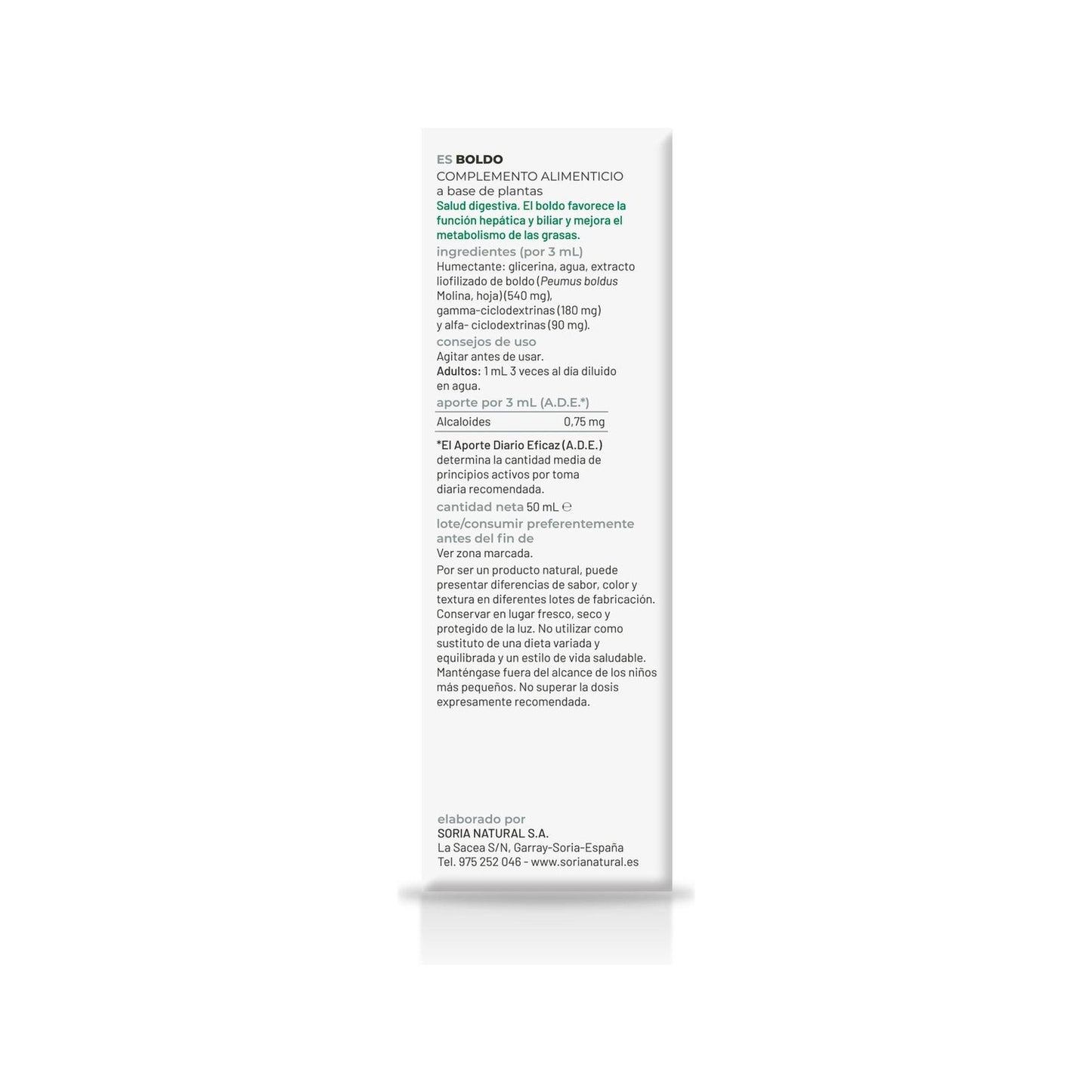 Soria Natural Boldo Extracto 50ml
