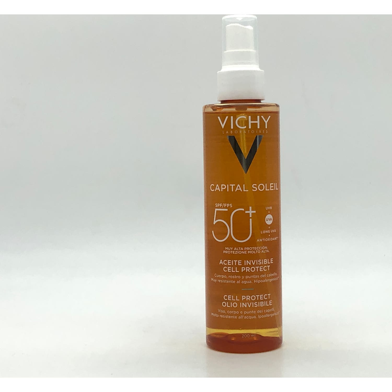 Vichy Capital Soleil Cell Protect Aceite Invisible Spray Spf50+ 200ml