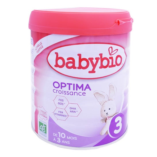 Leche Optima Babybio 3Ag Bio800g