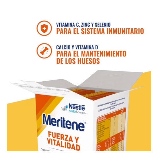 Meritene Fuerza y Vitalidad Chocolate 30 Sobres