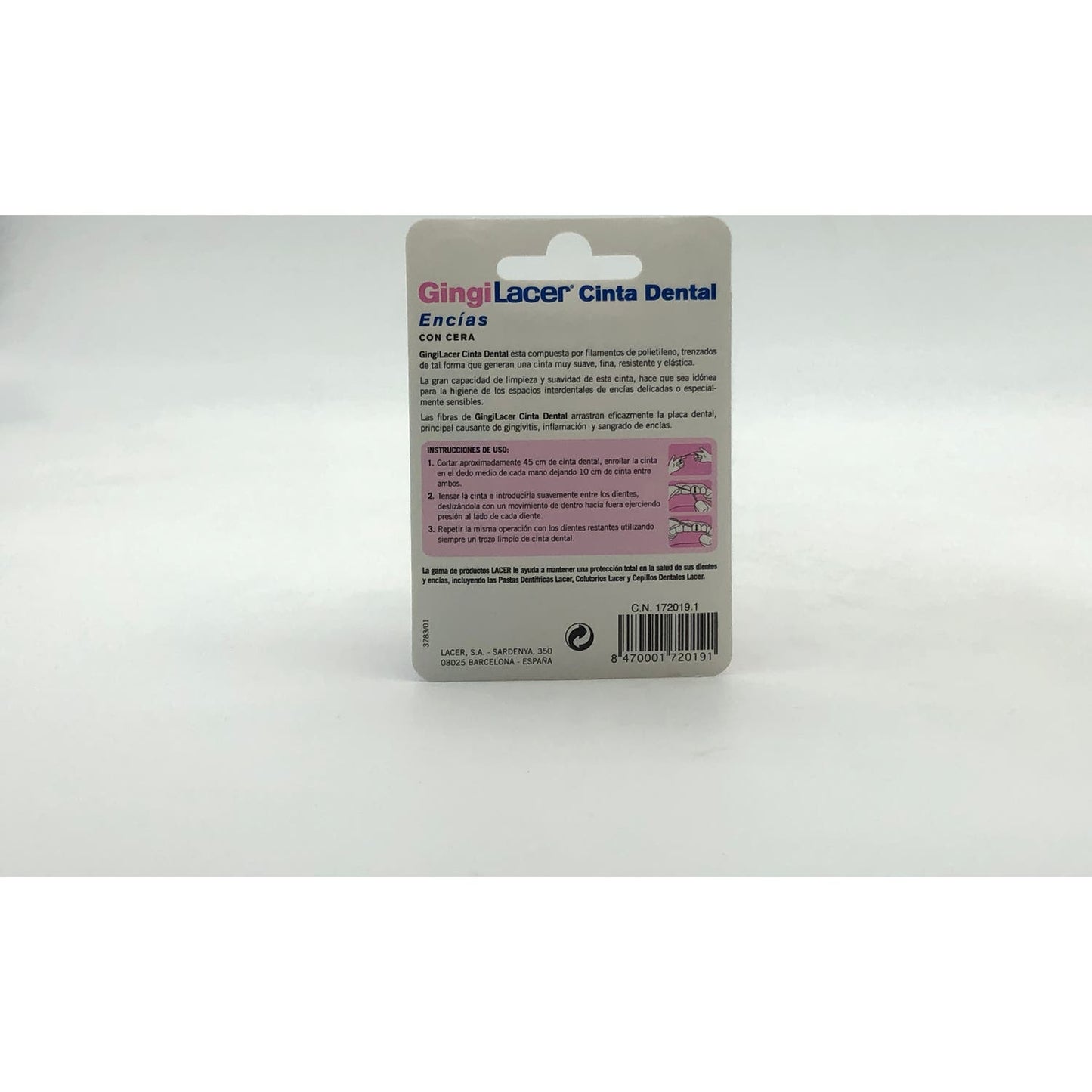 Lacer GingiLacer Cinta Dental Encías con Cera 50m