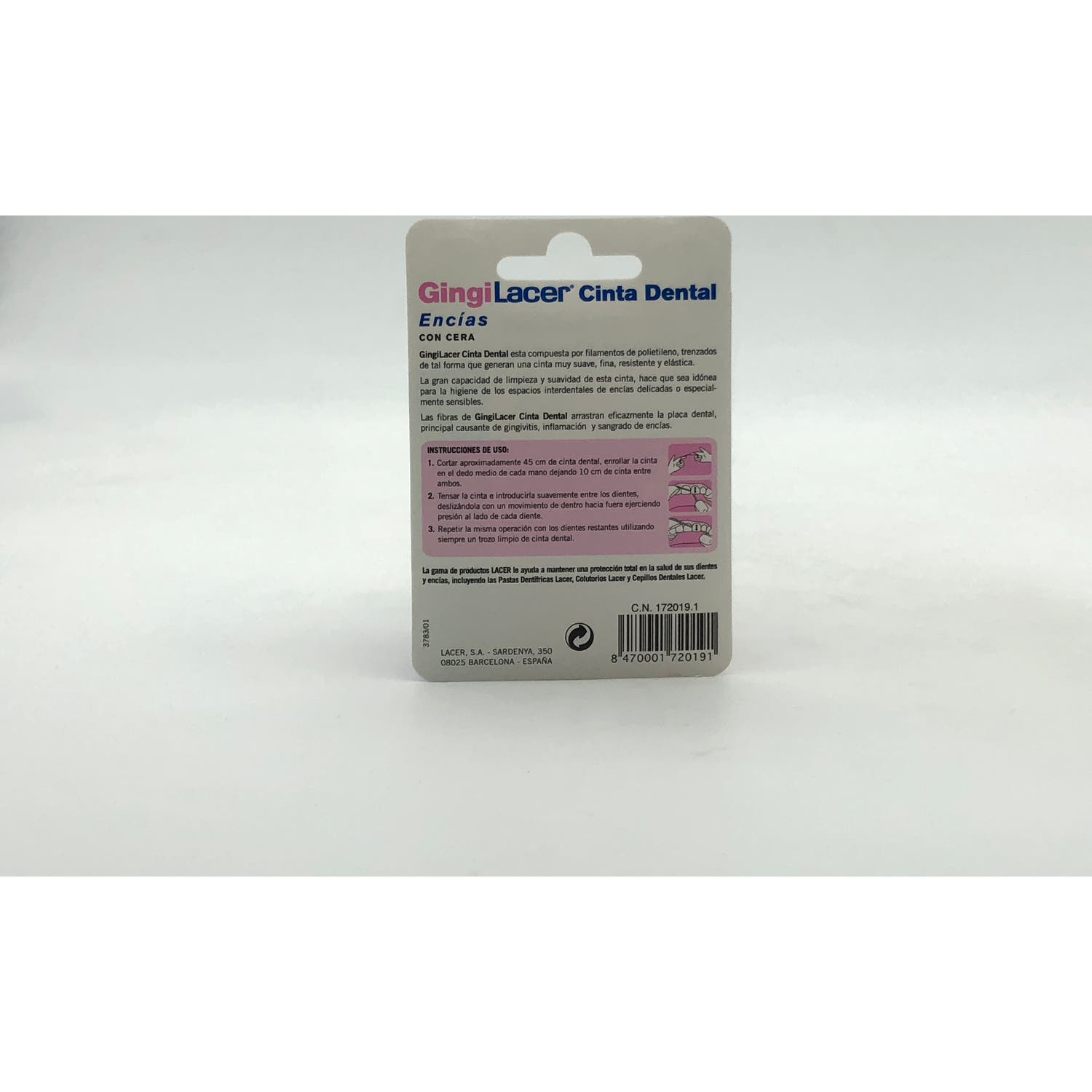Lacer GingiLacer Cinta Dental Encías con Cera 50m