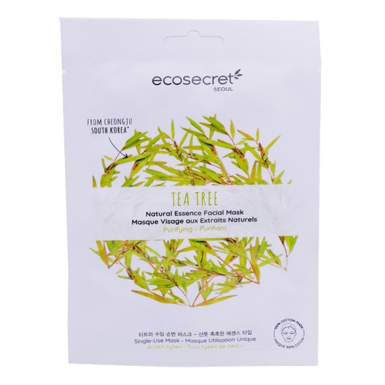 Ecosecret Mascarilla Facial Purificante Árbol de Té 20 ml