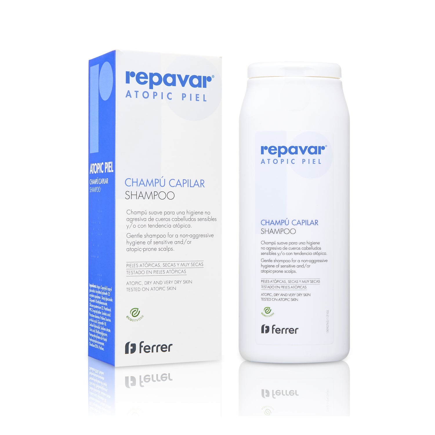 Repavar Atopic Piel Champú Capilar 200ml