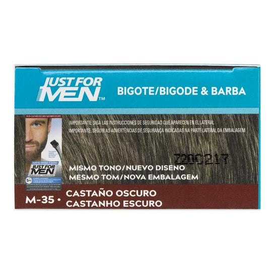 Just For Men gel Colorante Castaño Oscuro Bigote y Barba 30ml