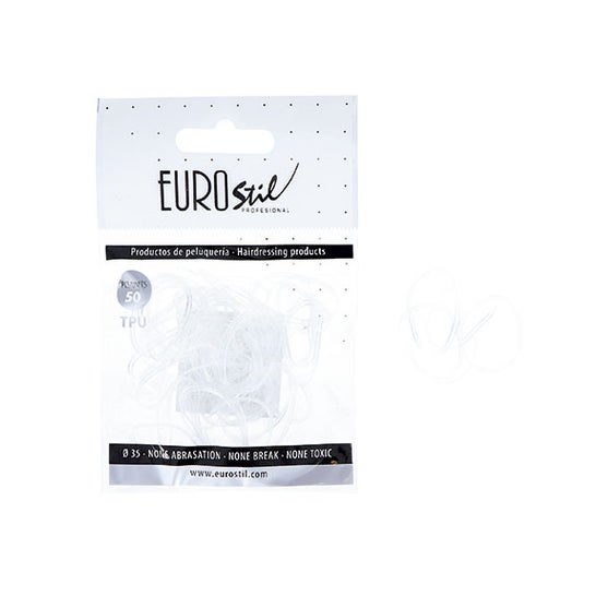 Eurostil gomas Transparentes Tpu 50 uds