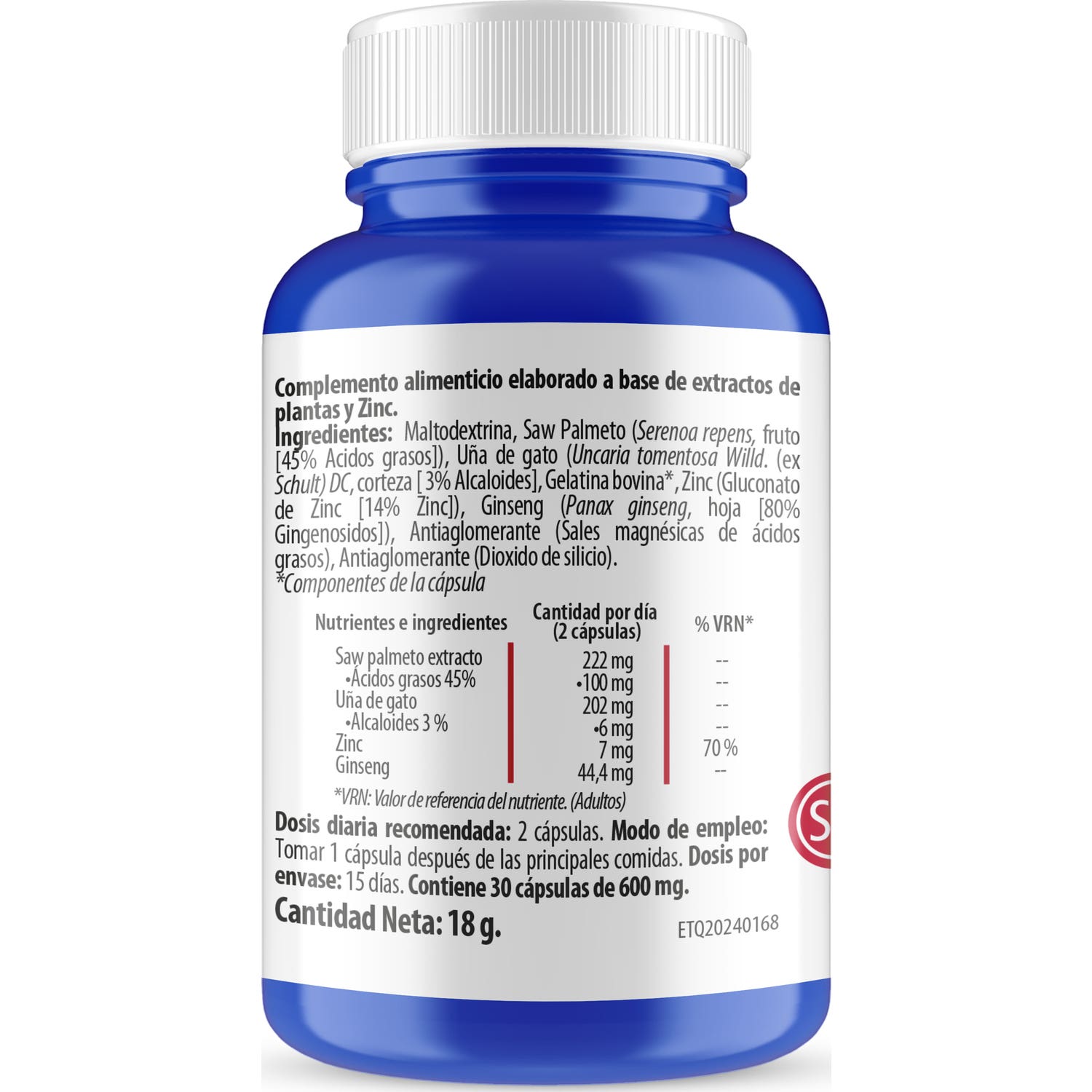 Health 4U Saw Palmeto Prostate 30caps