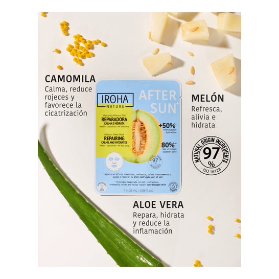 Iroha Nature Mascarilla Aftersun Tisú Reparadora 1ud