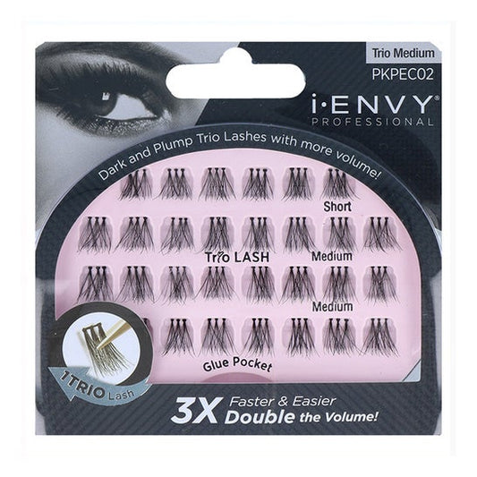 i-Envy Pestaña Individual Pro Trio Classic Medio Pkpec02 70uds