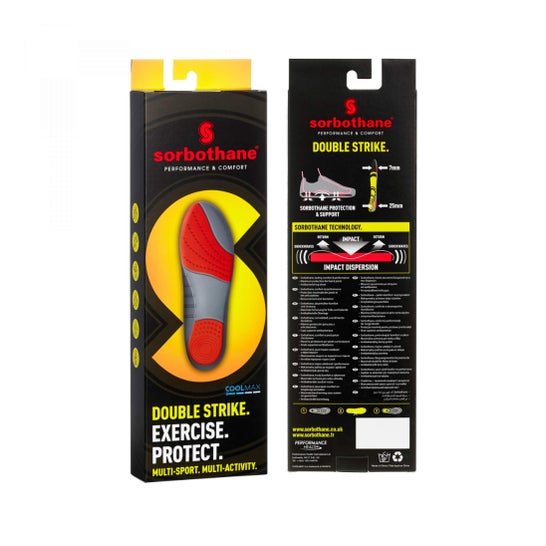 Sorbothane Plantillas Double Strike Talla 41 1u